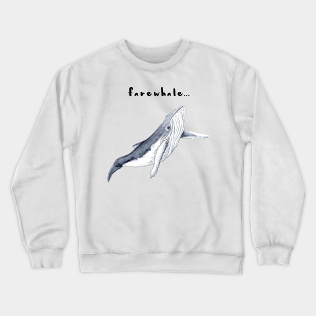 Fare whale Crewneck Sweatshirt by chloeyzoard